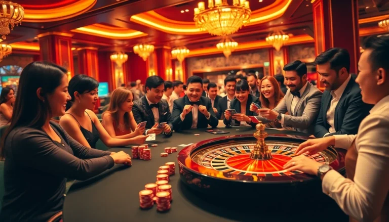 Experience the thrill of gambling at Trang Chủ 32win with exciting blackjack action and vibrant casino ambiance.